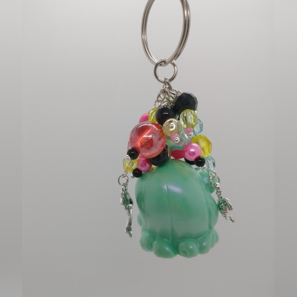 Lagoona Blue Monster High Purse Charm Keychain Handmade Power Mini Figure OOAK - Picture 4 of 10